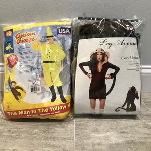 His & Hers Curious George Costumes
